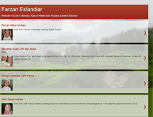 Tablet Screenshot of farzanesfandiar.com